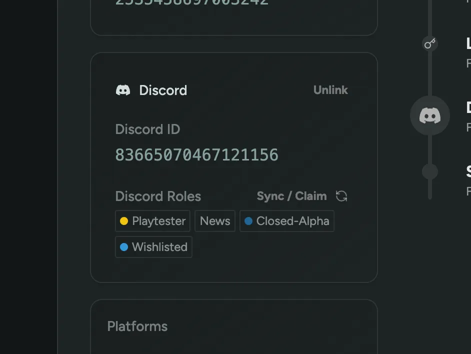 Claim &#x26; Sync Discord Roles