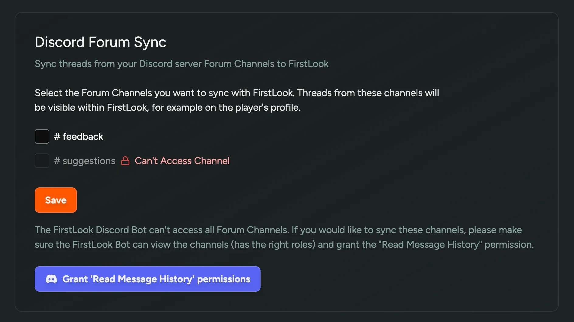 Discord Sync Configuration